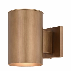Chiasso One Light Outdoor Wall Mount Warm BrassOutdoor wall sconces with motion sensor