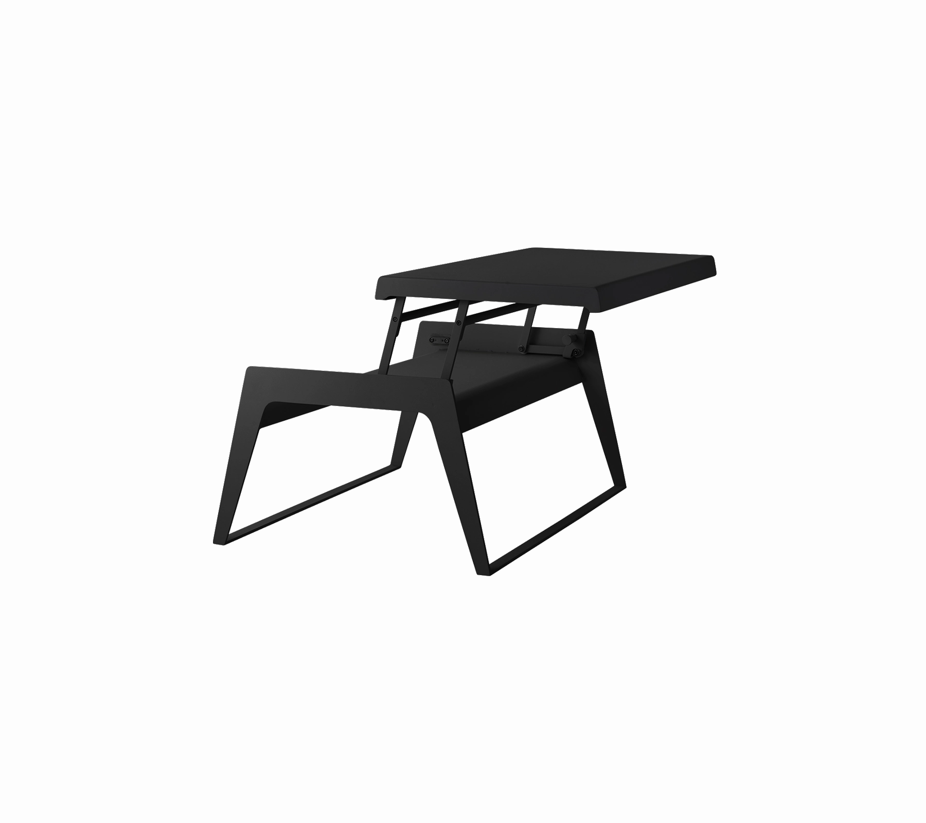 Chill-out coffee table, single, dual heights