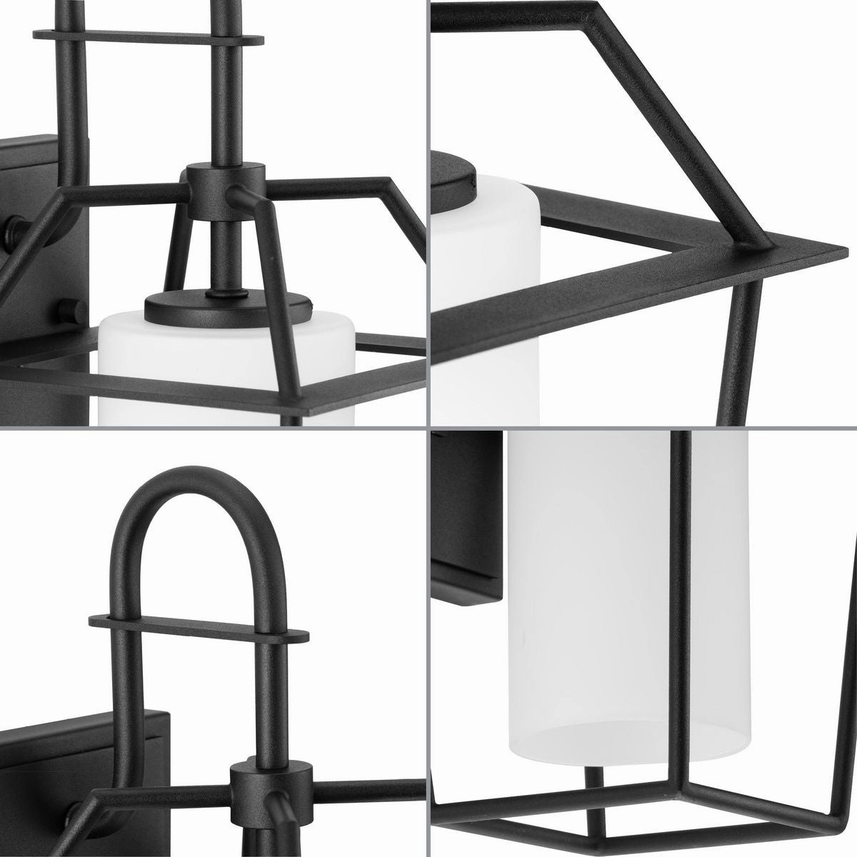 Chilton One Light Outdoor Wall Lantern Black