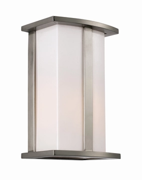 Chime One Light Pocket Lantern SteelOutdoor wall sconces with motion sensor