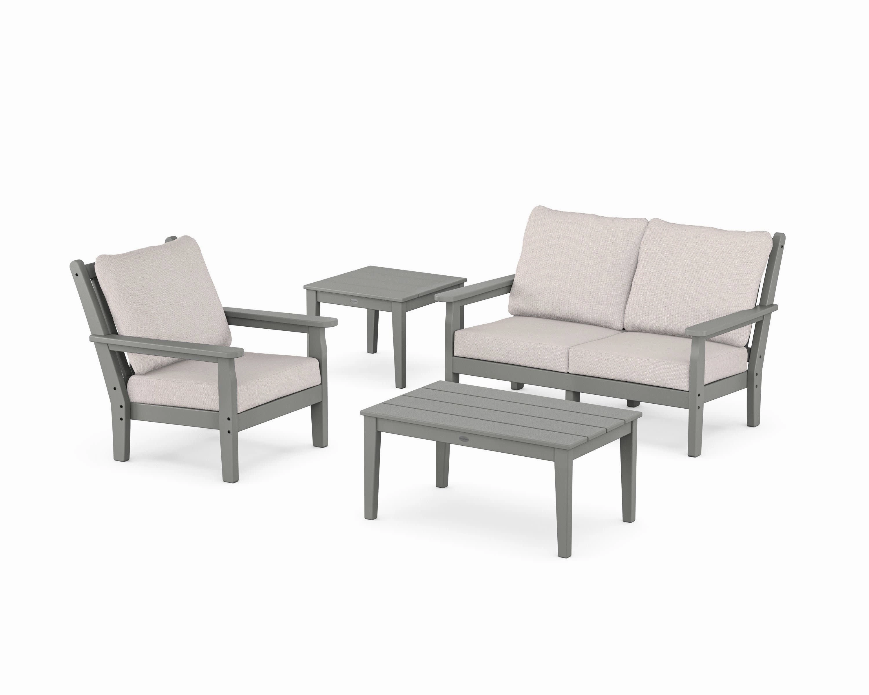 Chippendale 4-Piece Deep Seating Setoutdoor patio dining furniture set