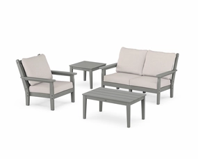 Chippendale 4-Piece Deep Seating Setoutdoor patio dining furniture set