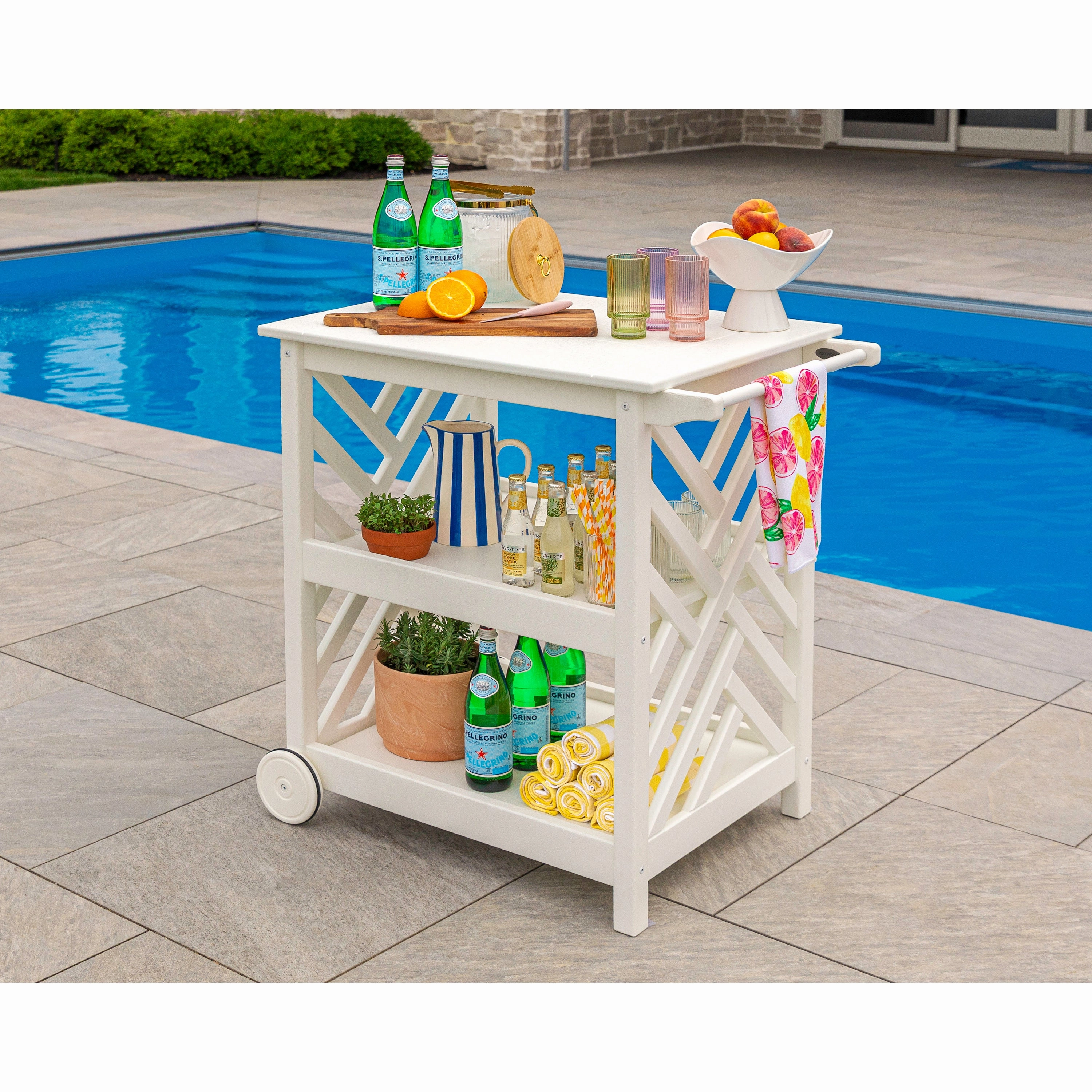 Chippendale Bar Cart