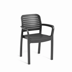 Chloe Outdoor Chair Graphiteoutdoor chair for garden and patio