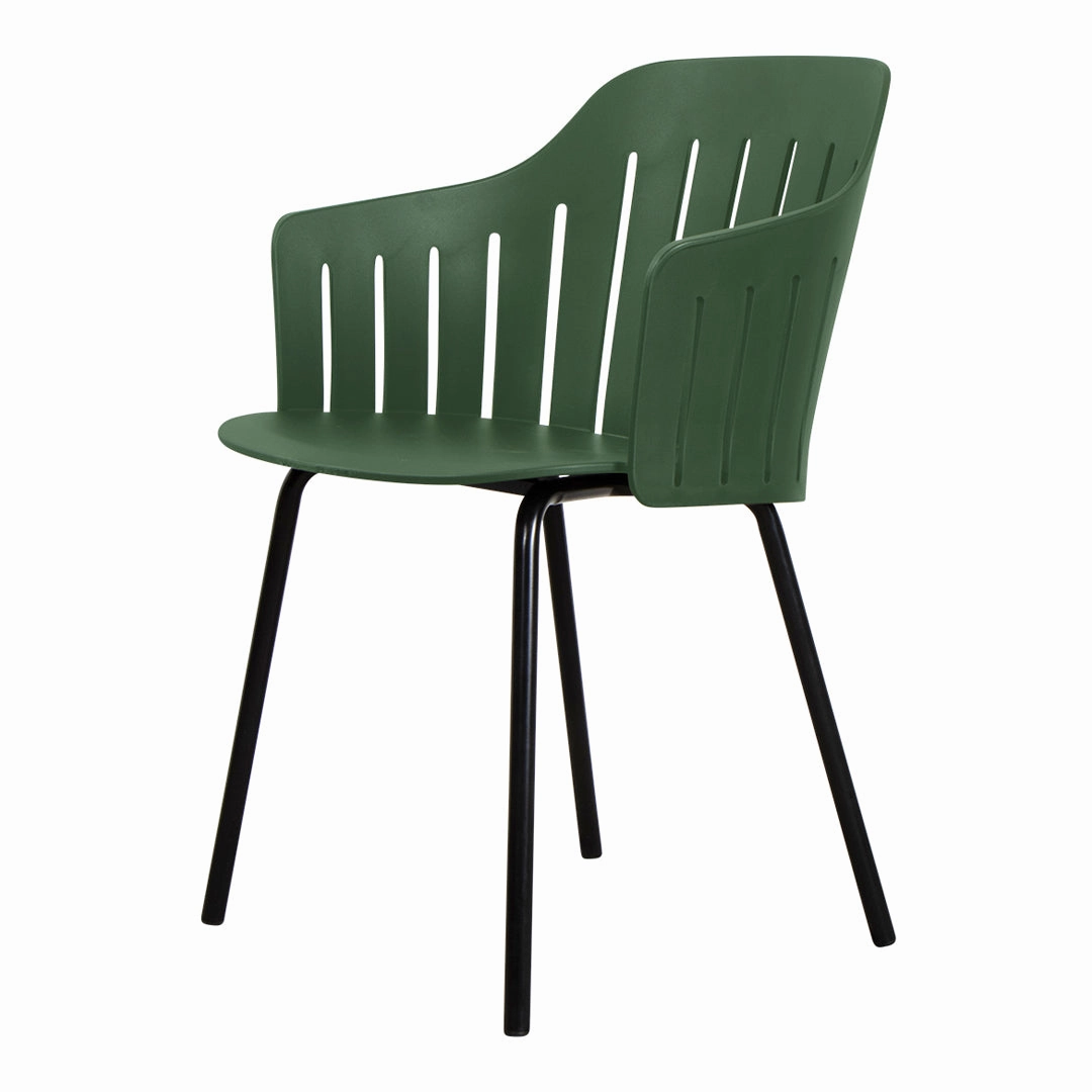 Choice Outdoor Chair - 4 Legs - w/ Back and Seat Cushion