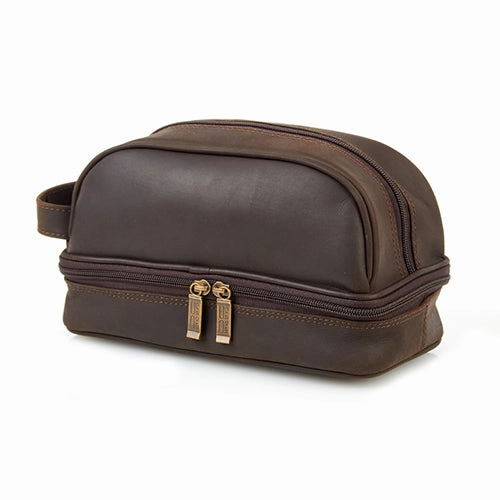 Claire Chase Baltic Leather Toiletry Bag Exclusive Deal Inside EndofWeek Deals