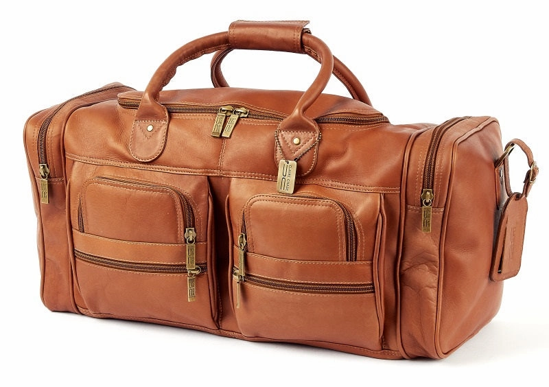Claire Chase Executive Leather Sports Duffel Bag Exclusive Online Offer Shop Todays Picks
