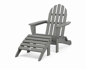 Classic Adirondack 2-Piece Setoutdoor patio dining furniture set