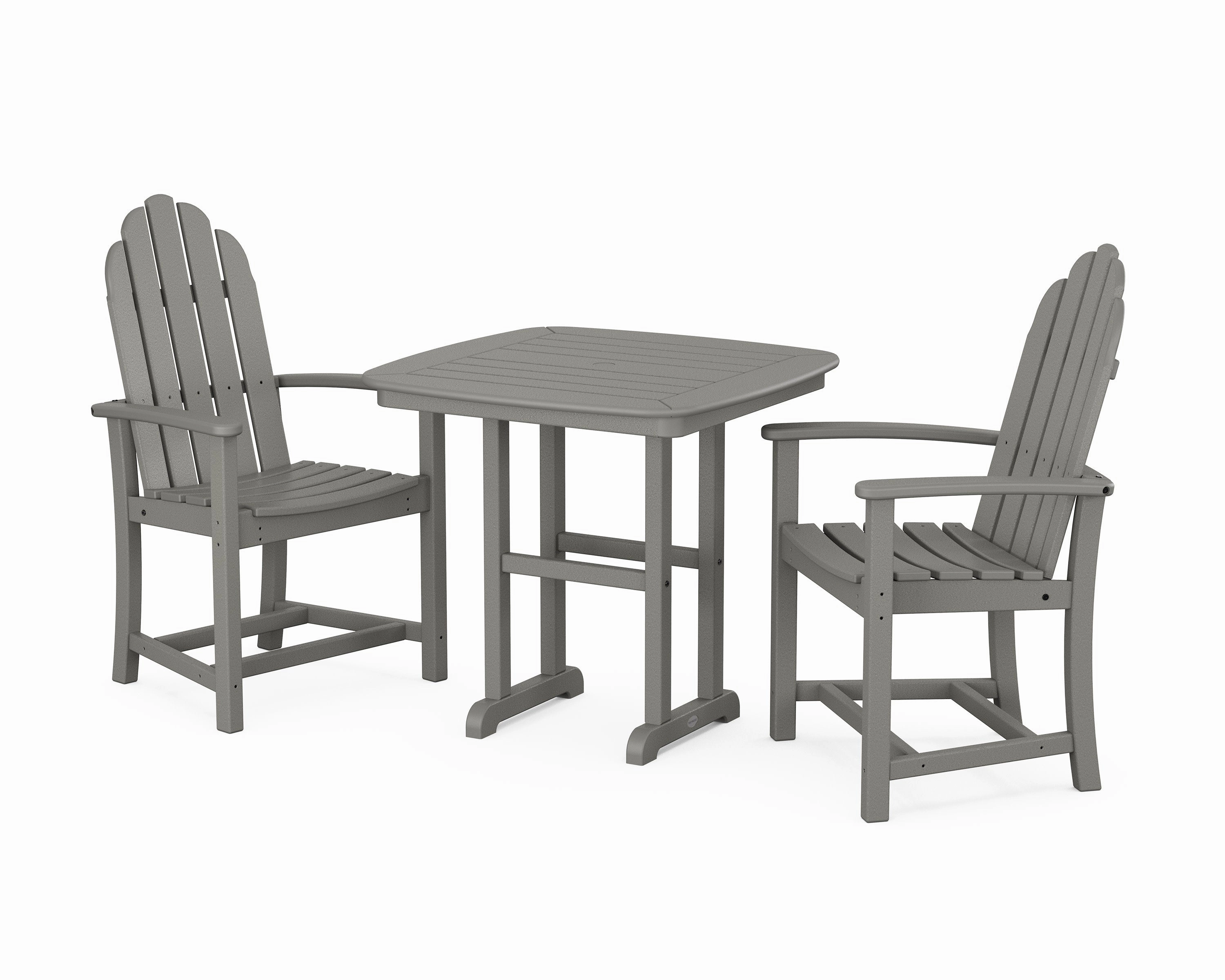 Classic Adirondack 3-Piece Dining Setoutdoor patio furniture set