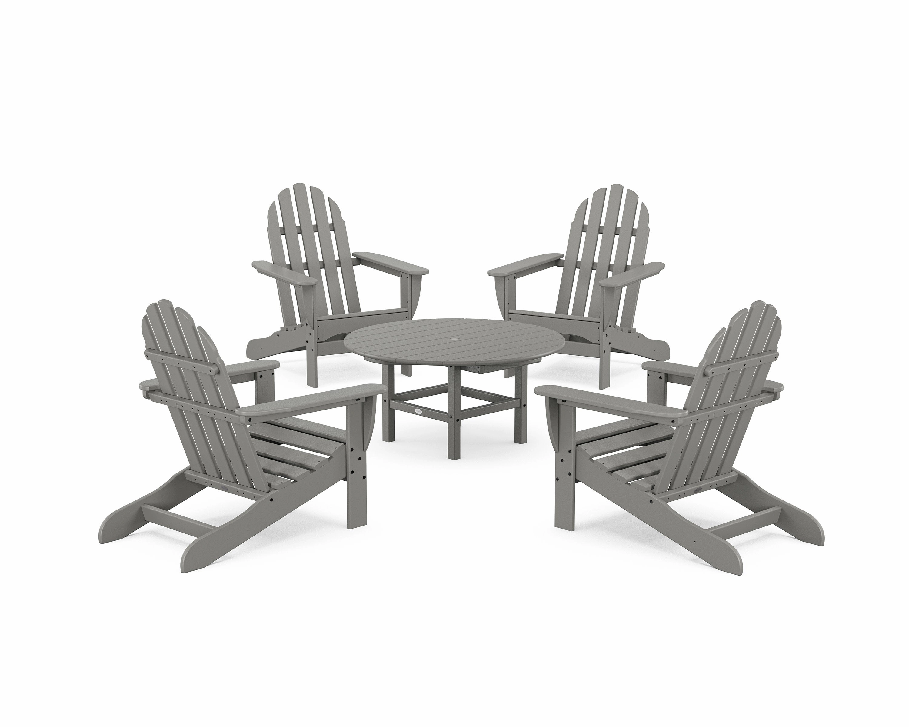 Classic Adirondack 5-Piece Conversation Setoutdoor patio dining furniture set