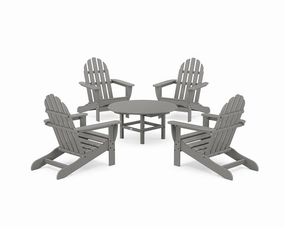 Classic Adirondack 5-Piece Conversation Setoutdoor patio dining furniture set
