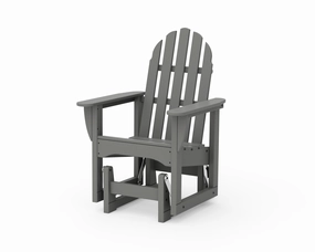 Classic Adirondack Glider Chairoutdoor patio dining furniture set