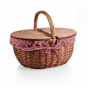 Trending Savings Now Classic French Country Picnic Basket - Available In Three Styles