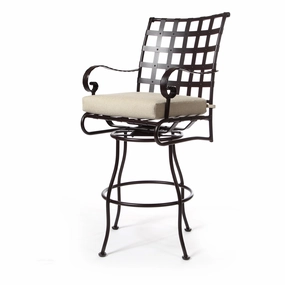 Classico Swivel Bar Stoolrust-proof wrought iron garden set