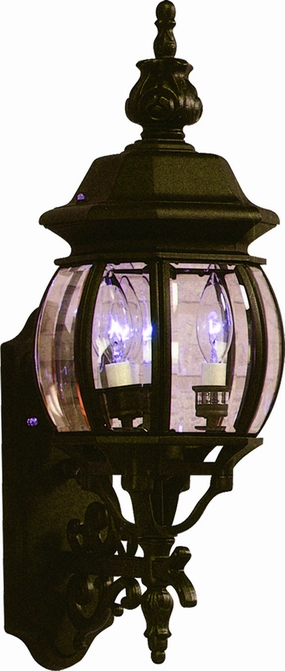 Classico Three Light Outdoor Wall Mount RustOutdoor wall sconces with motion sensor