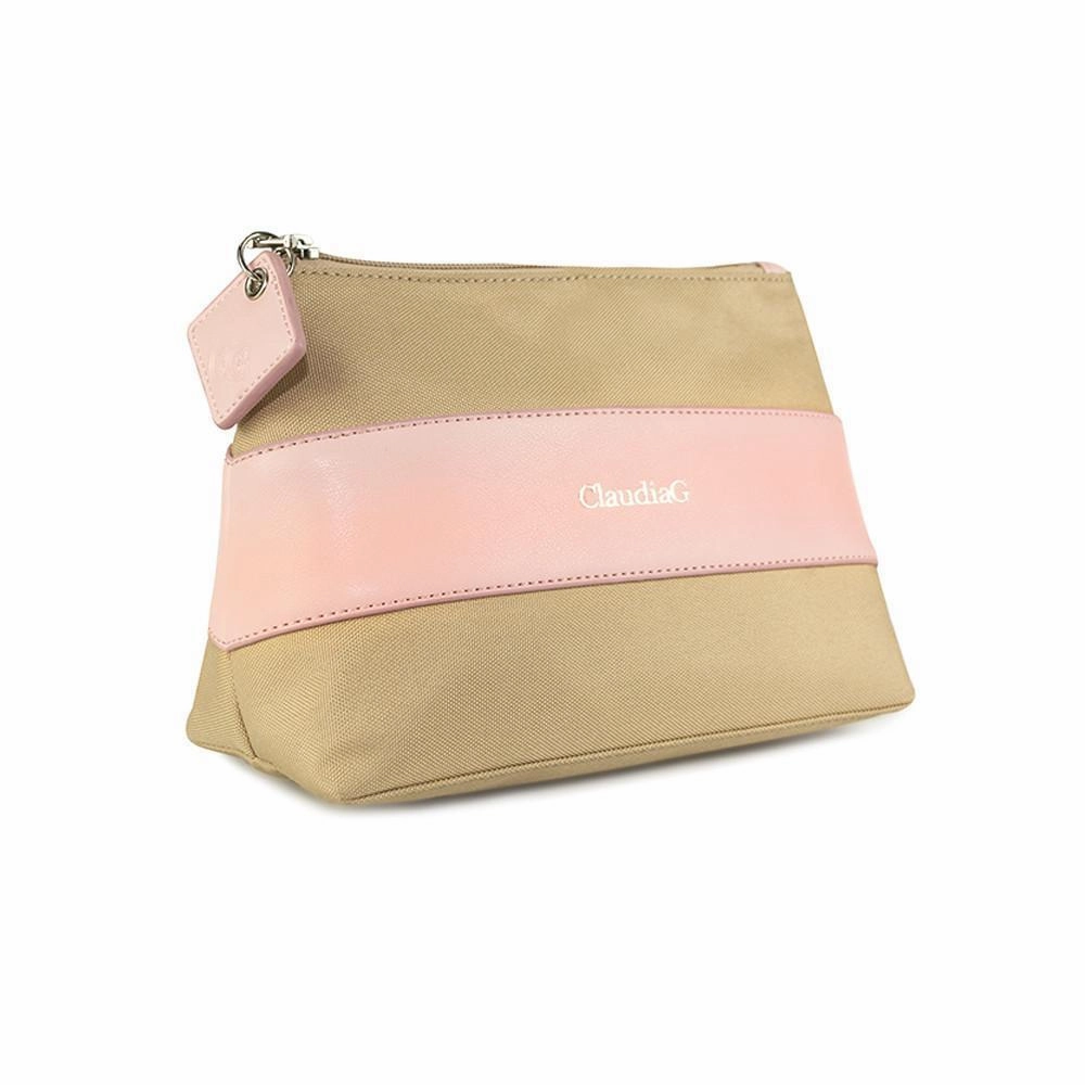 Claudiag Leather Beauty Pouch Rose Pink Grab Your Savings
