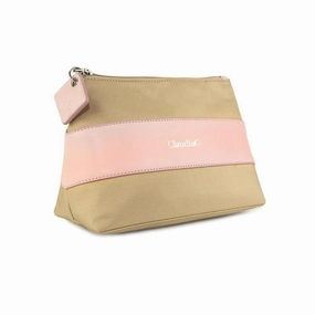 Claudiag Leather Beauty Pouch Rose Pink Grab Your Savings