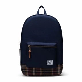 Herschel Settlement Backpack - Peacoat/Plaid Clearance Blowout Today Only Steal