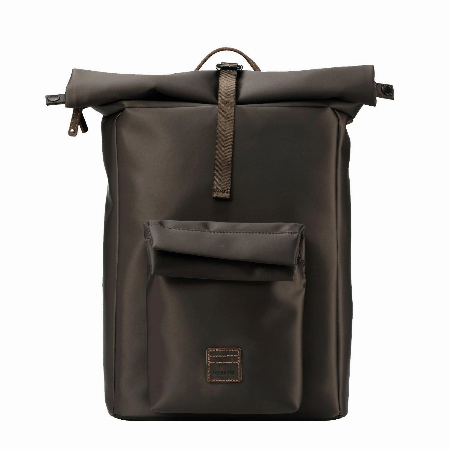 Troop London Heritage Nylon Roll Top Laptop Backpack Today Only Discount Limited Time Steal