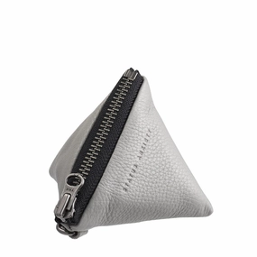 Status Anxiety This Could Be Love Leather Coin Wallet Light Grey Daily Clearance Deal