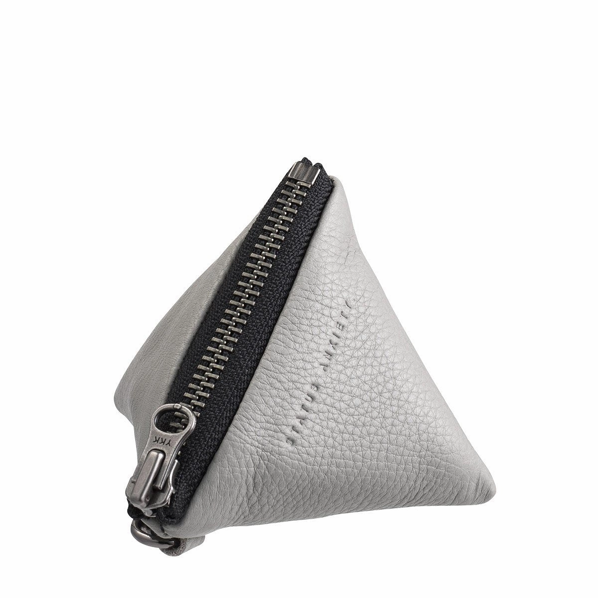 Status Anxiety This Could Be Love Leather Coin Wallet Light Grey Daily Clearance Deal