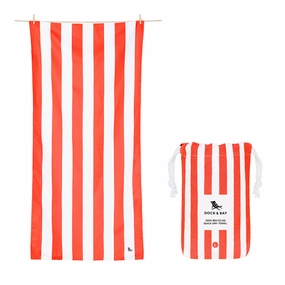 Dock & Bay Beach Towel Cabana Collection L 100% Recycled Waikiki Coral Shop the Savings