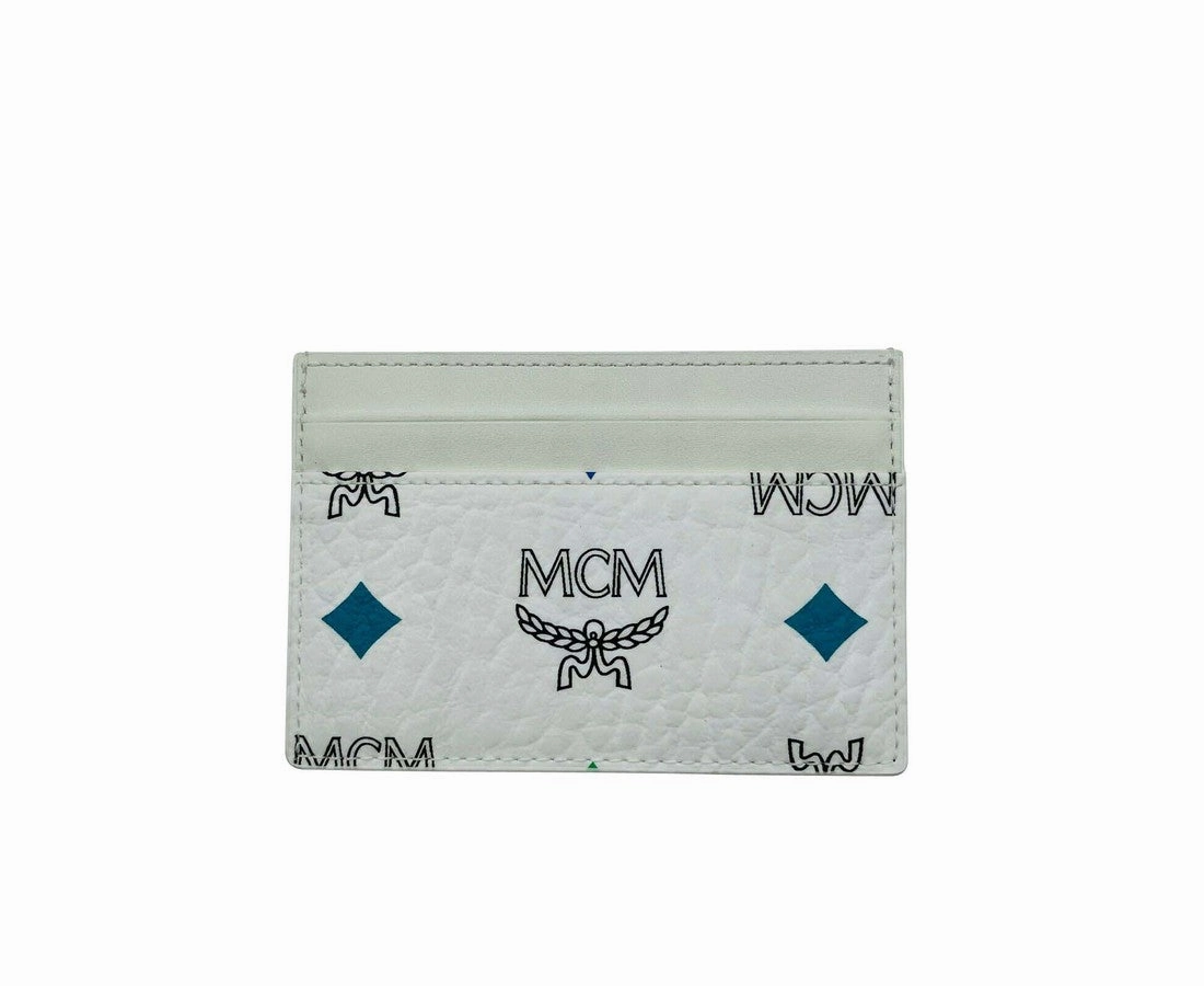 Save More Now MustHave Items Mcm Women'S Spectrum Diamond Rainbow Logo Visetos Card Holder