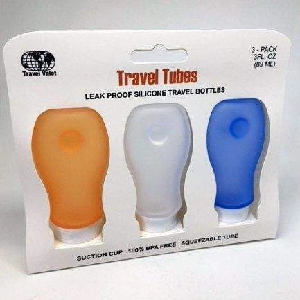 Travel Tubes - Leak Proof Silicone Travel Bottles - 3 Pack | 3Fl Oz. Bottles EndofWeek Deals