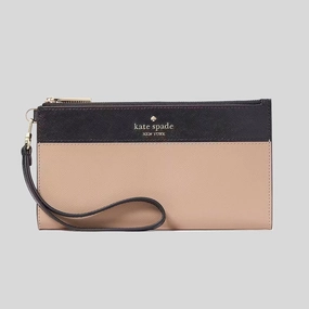 Kate Spade Madison Double Zip Wristlet Toasted Hazelnut Multi Kc507 Online Exclusive Steal Clearance Sale