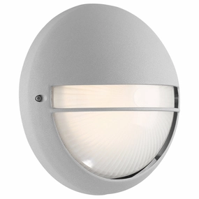 Clifton LED Bulkhead SatinOutdoor wall sconces with motion sensor