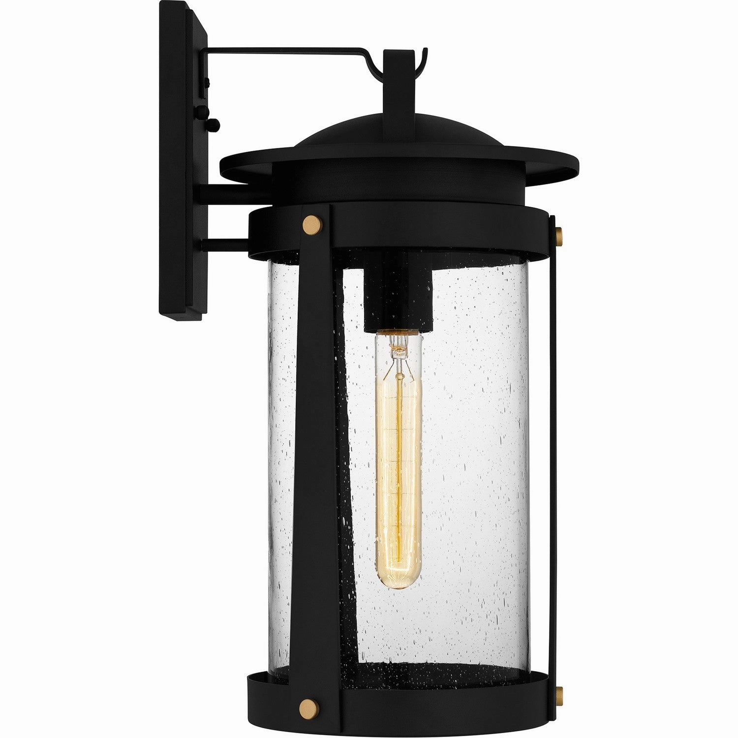 Clifton One Light Outdoor Wall Mount Earth Black