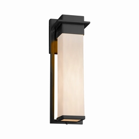 Clouds LED Outdoor Wall Sconce Matte BlackOutdoor wall sconces with motion sensor