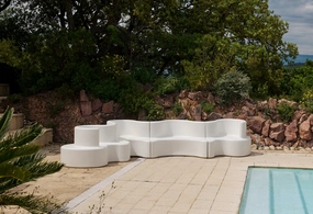 Cloverleaf In and Outdoor Sofaoutdoor patio furniture set