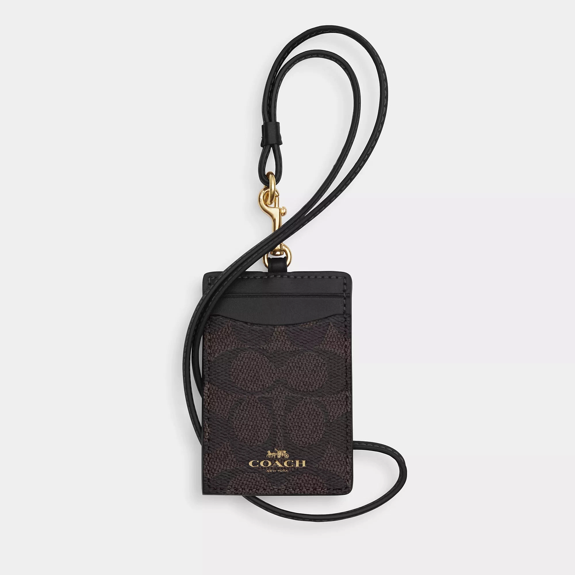 Coach Outlet Id Lanyard In Signaure Canvas MustHave Gift Ideas