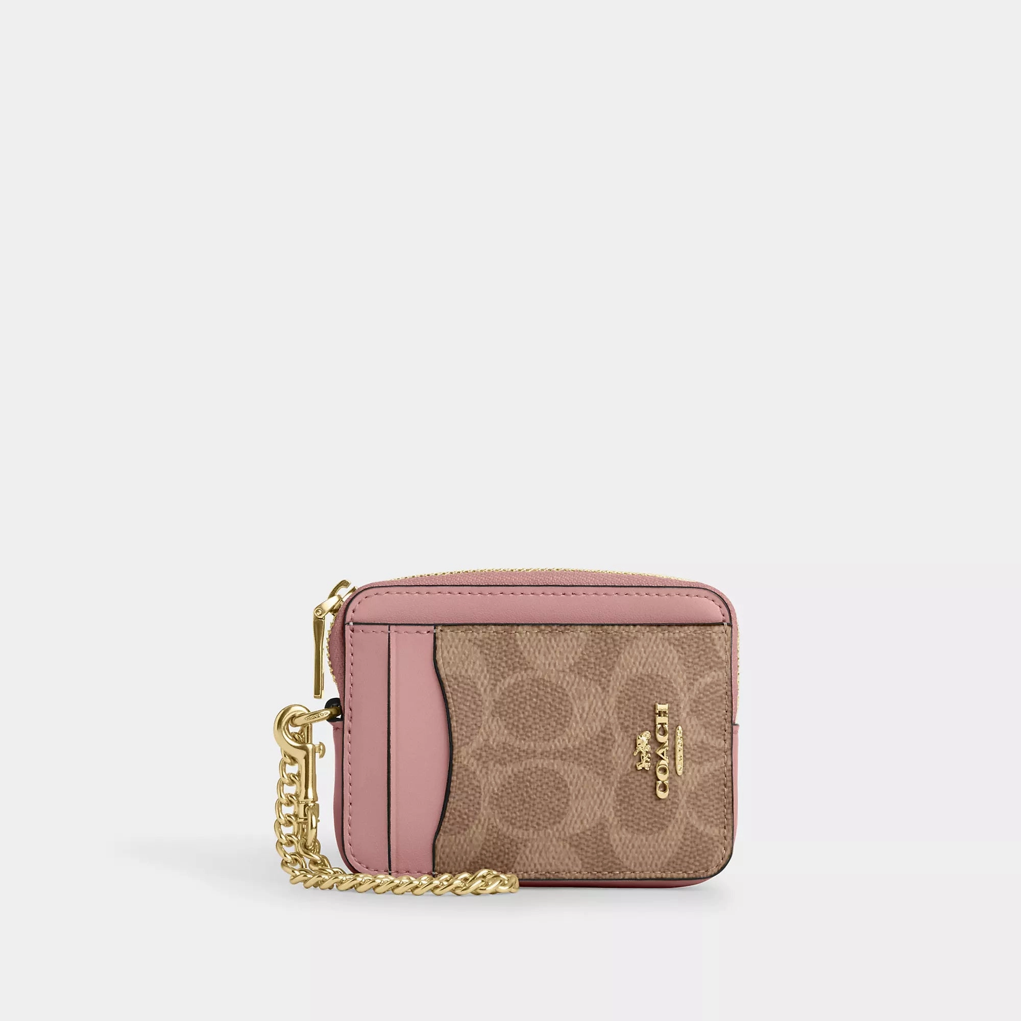 Dont Wait Save Today Coach Outlet Zip Card Case In Signature Canvas