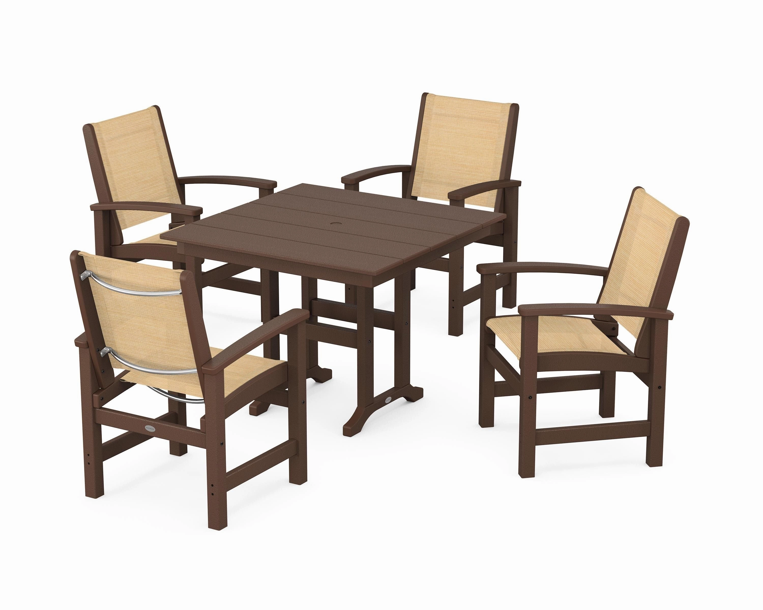 Coastal 5-Piece Farmhouse Dining Set