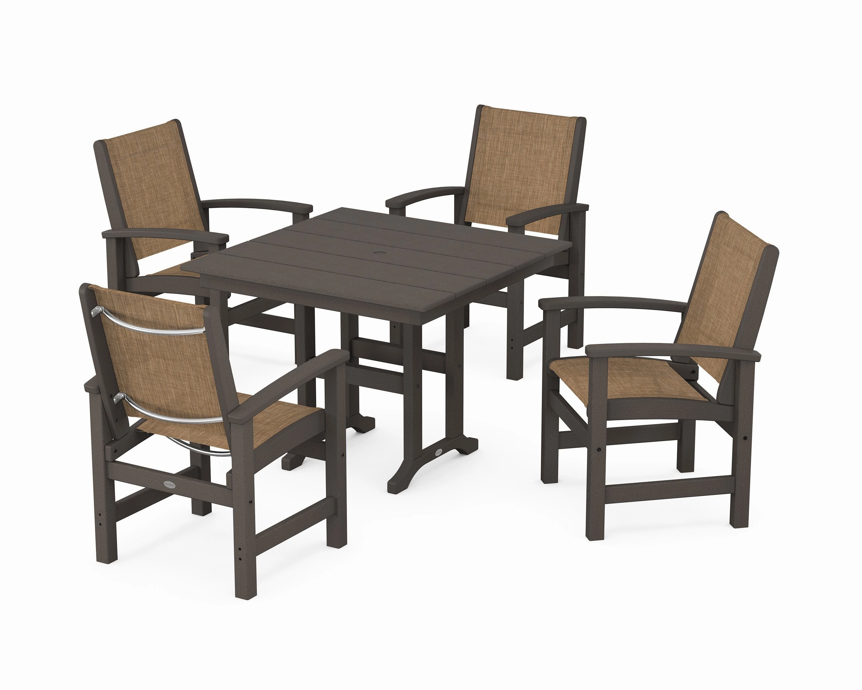 Coastal 5-Piece Farmhouse Dining Set