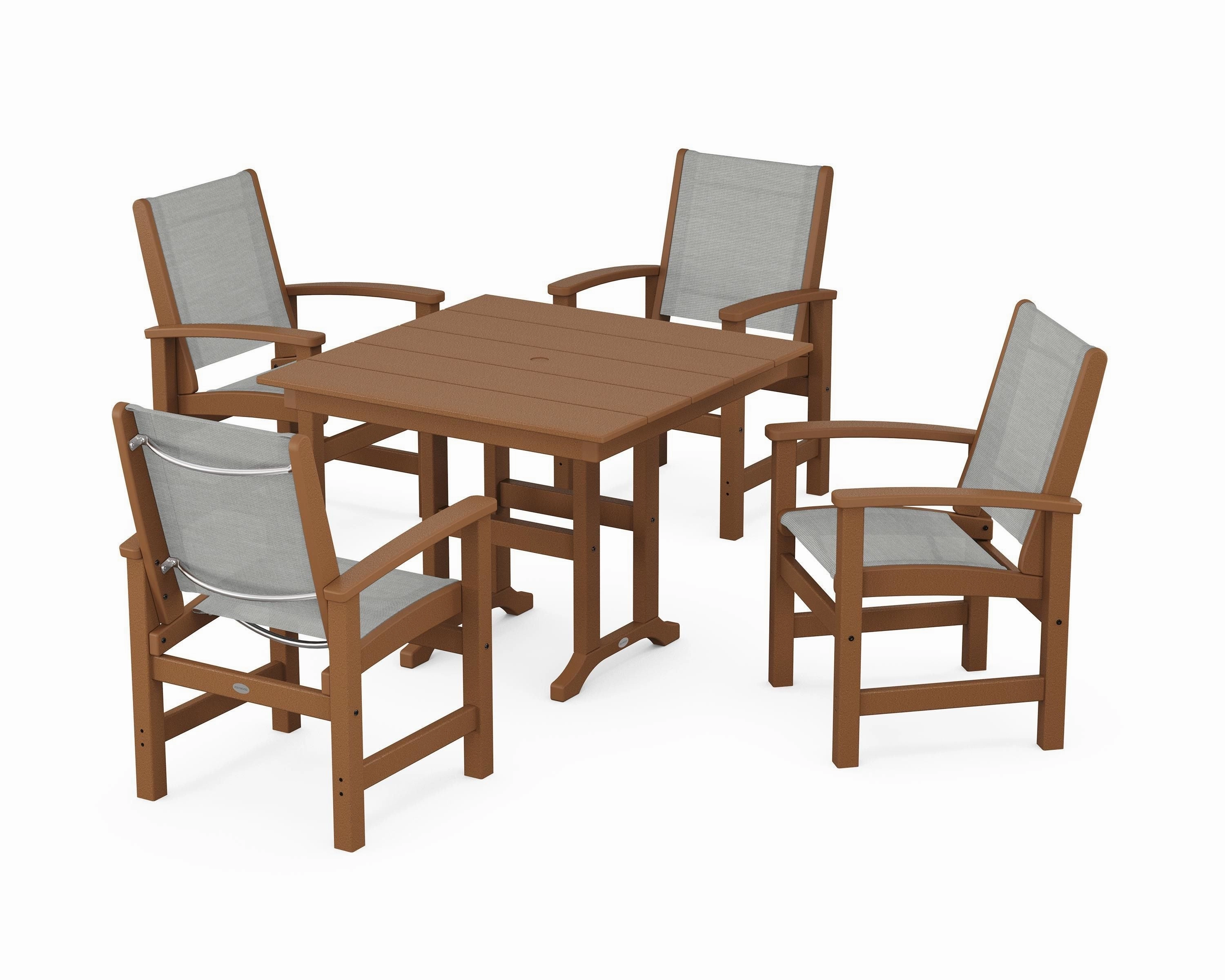 Coastal 5-Piece Farmhouse Dining Set