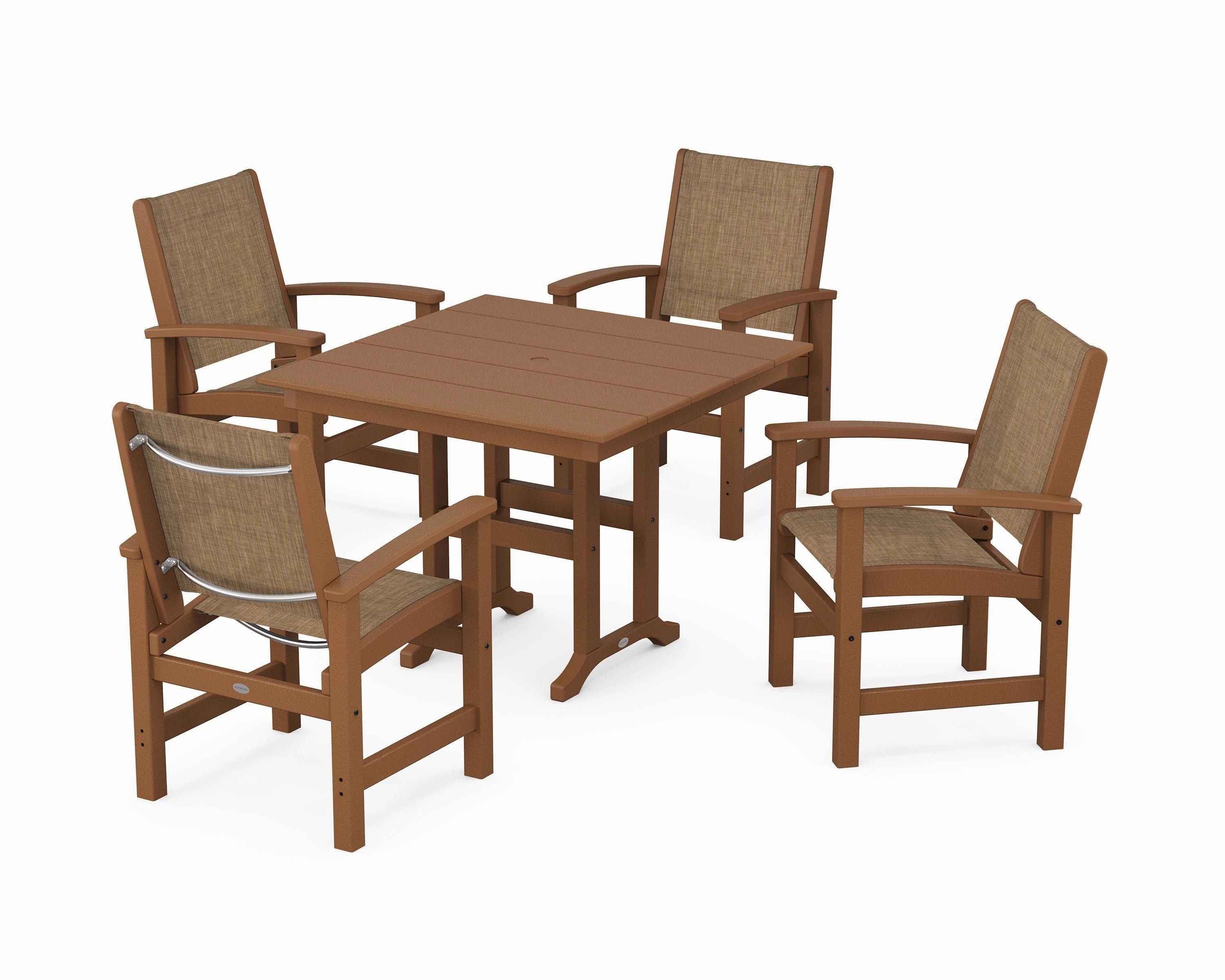 Coastal 5-Piece Farmhouse Dining Set