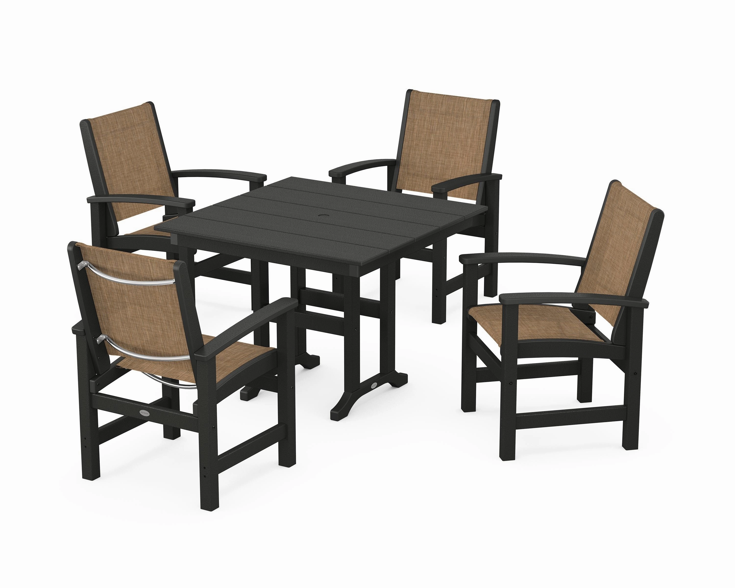 Coastal 5-Piece Farmhouse Dining Set