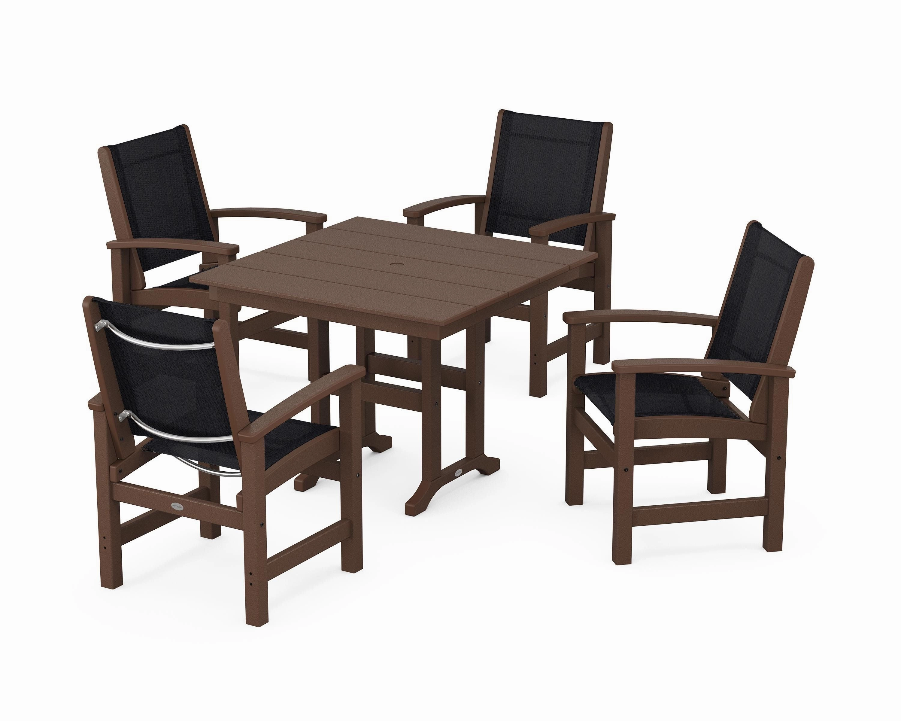 Coastal 5-Piece Farmhouse Dining Set