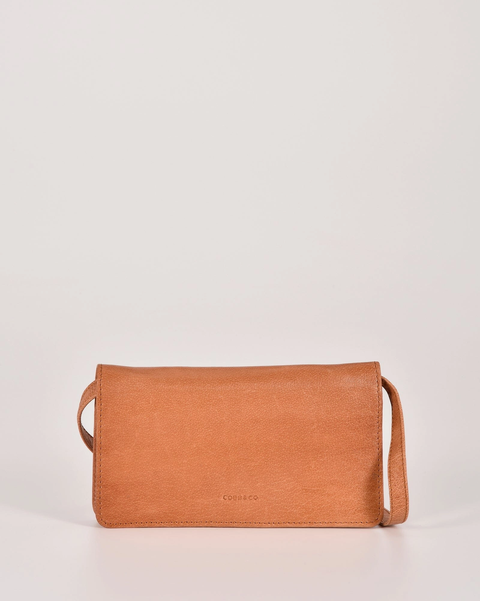 Cobb & Co Stirling Leather Smart Phone-Wallet Crossbody Clearance Blowout