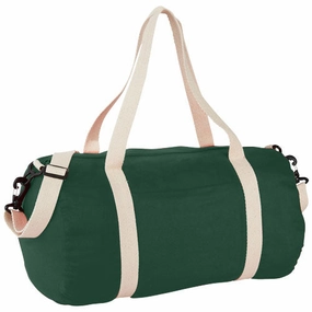 Cochichuate Cotton Barrel Duffel Bag 25L - Forest Green Shop the Savings Hot Discount Deal