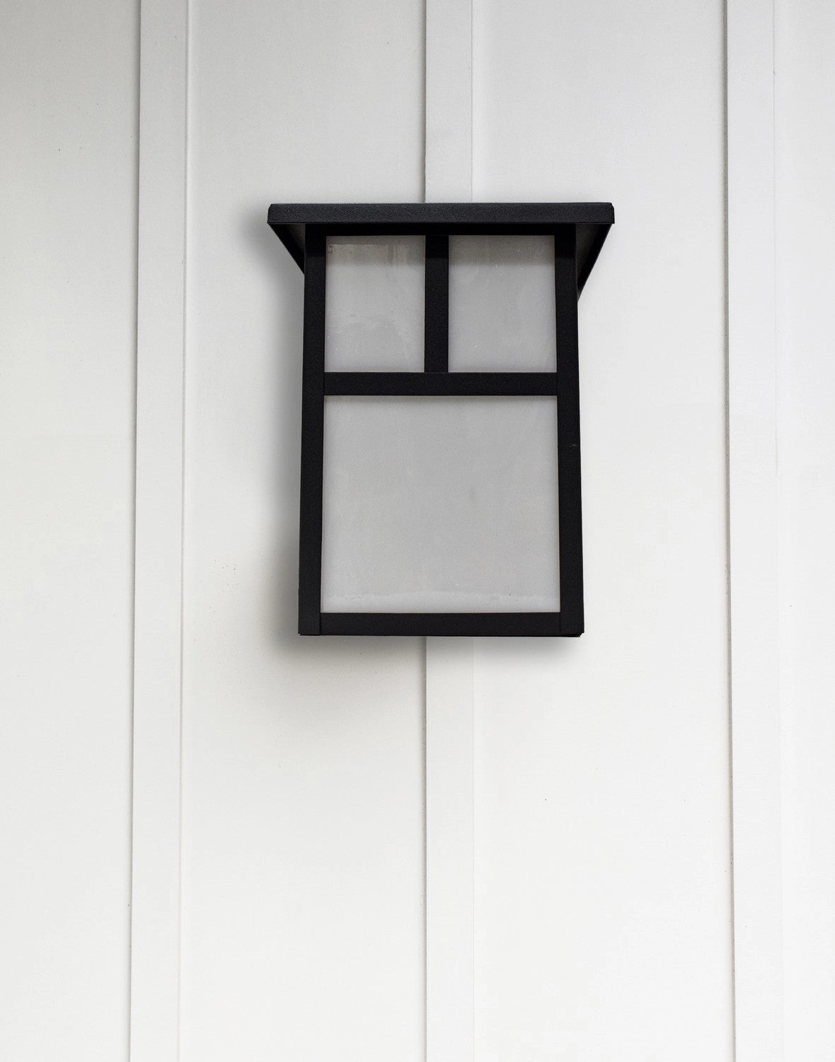 Coldwater One Light Outdoor Wall Lantern Black
