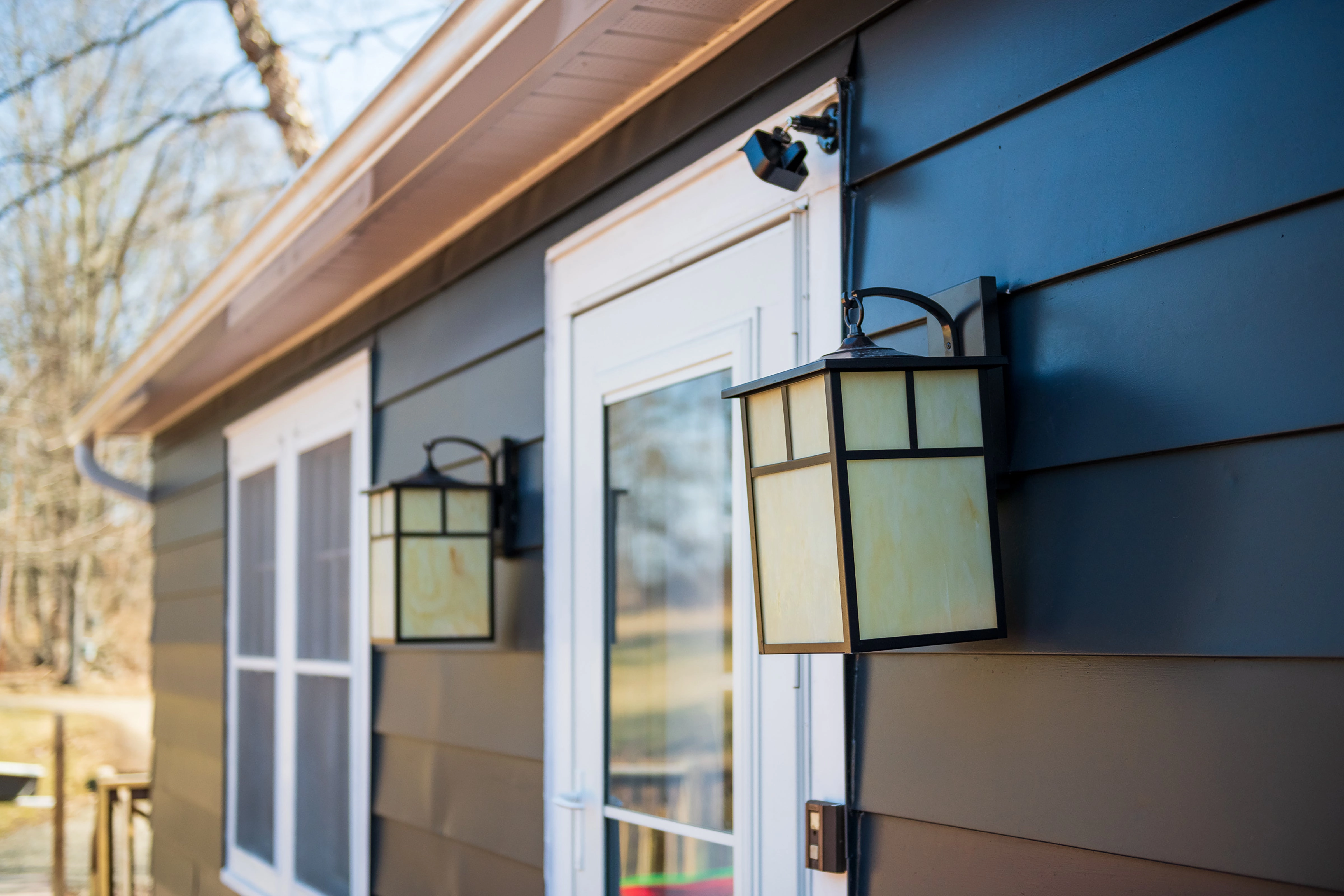 Coldwater One Light Outdoor Wall Lantern Burnished