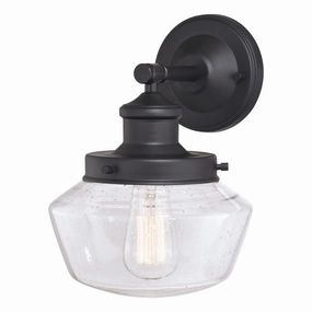Collins One Light Outdoor Wall Mount Matte BlackOutdoor wall sconces with motion sensor