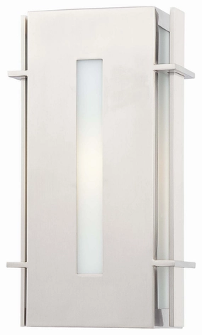 Colva One Light Pocket Lantern Brushed Stainless SteelOutdoor wall sconces with motion sensor
