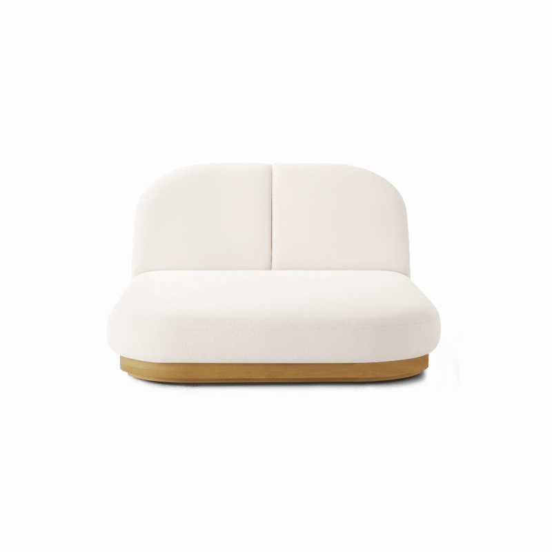 Como Double Sun LoungePatio reclining sun chair