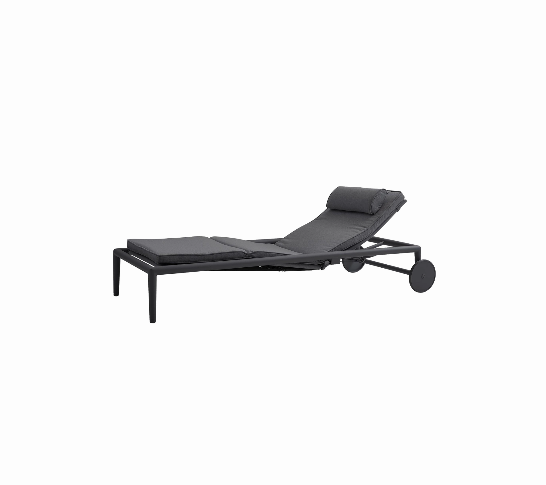Conic sunbed w/gasspring
