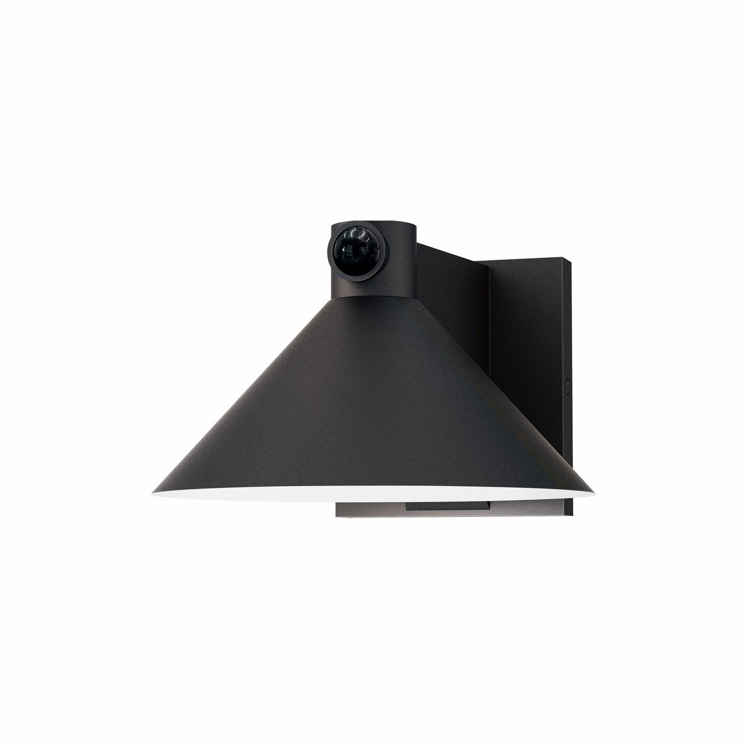 Conoid LED LED Outdoor Wall Sconce W/ Dusk-Dawn BlackOutdoor wall sconces with motion sensor